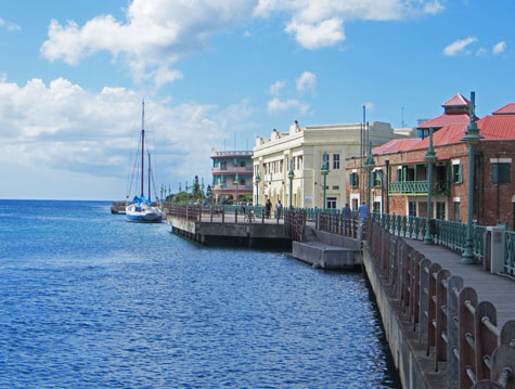 The Careenage waterfront